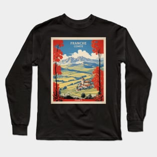 Franche Comte France Vintage Poster Tourism Long Sleeve T-Shirt